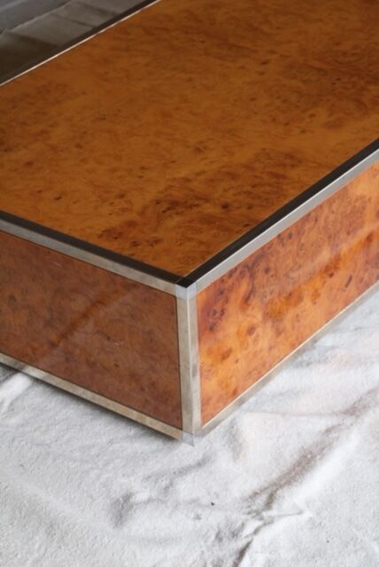 Table basse loupe orme 1970
