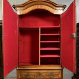 Louis XV period Provençal armoire in walnut and marquetry