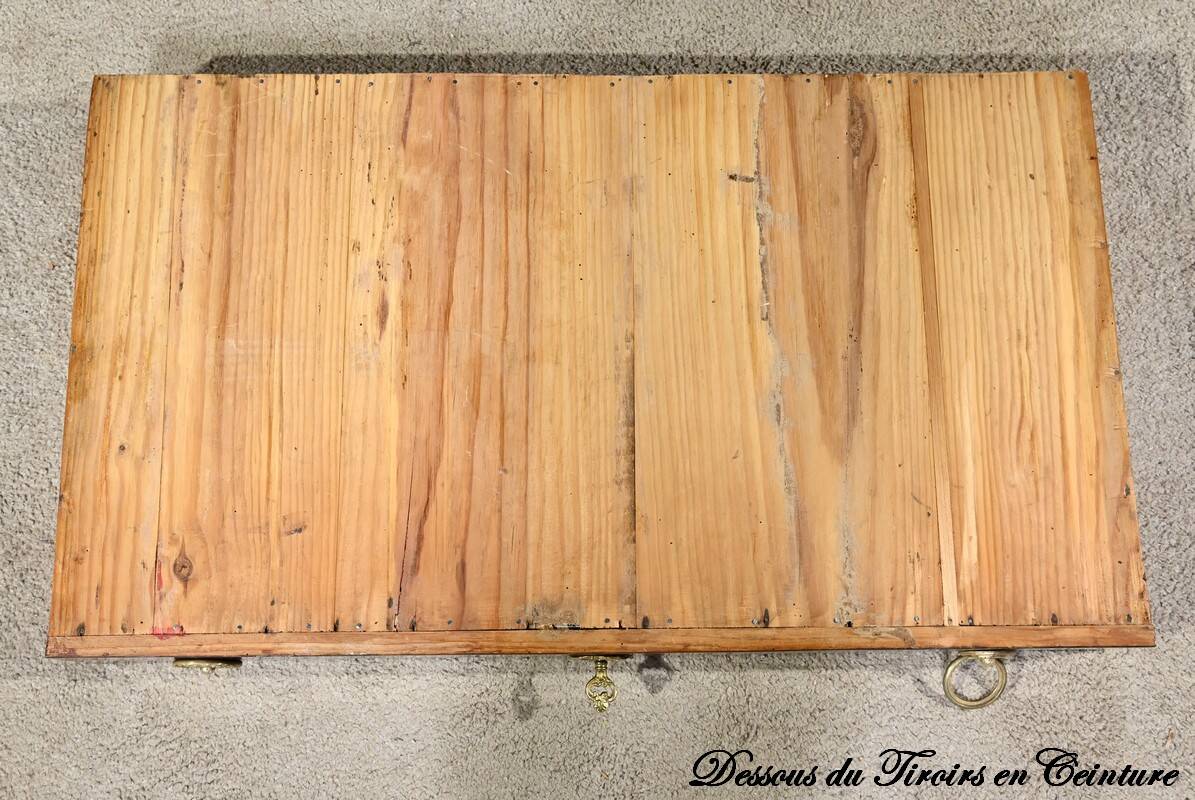 Mahogany and Rosewood Cylinder Desk, Louis XV period – 1st part XVI