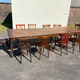 Table de drapier et ses 10 chaises