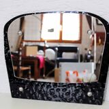 Black glass mirror 1970