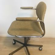 Vintage Biege Office Arm Chair from Kovona Model K-107, Czechoslovakia 1970’s