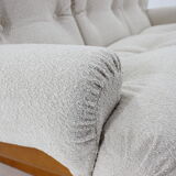 1970s Design Italian Sofa in Bouclé