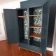 Armoire penderie scandinave bleu ganne