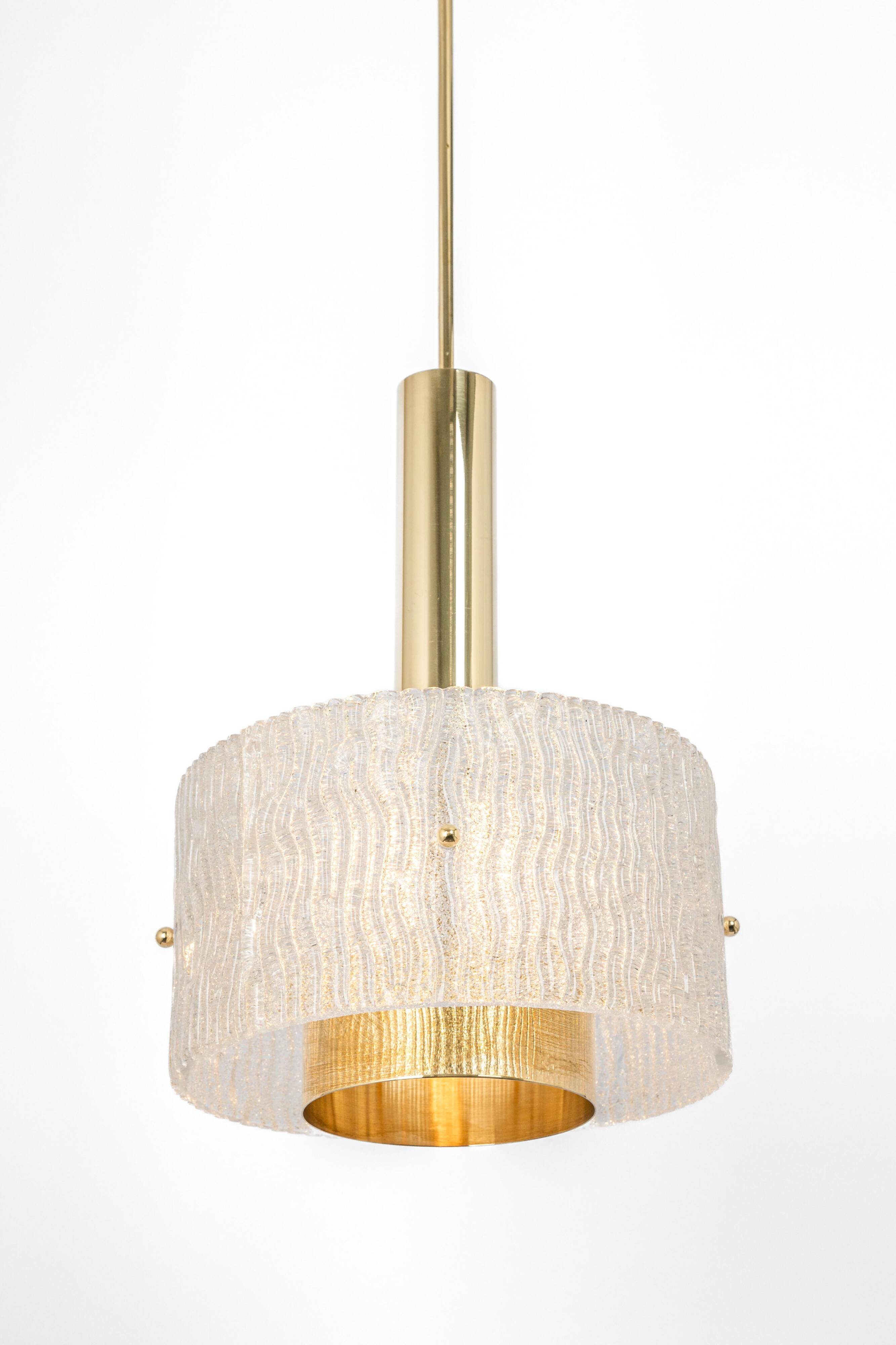 Large Murano hanging lamp by Hillebrand, 1970s