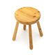 Solid pine stool, 1960s