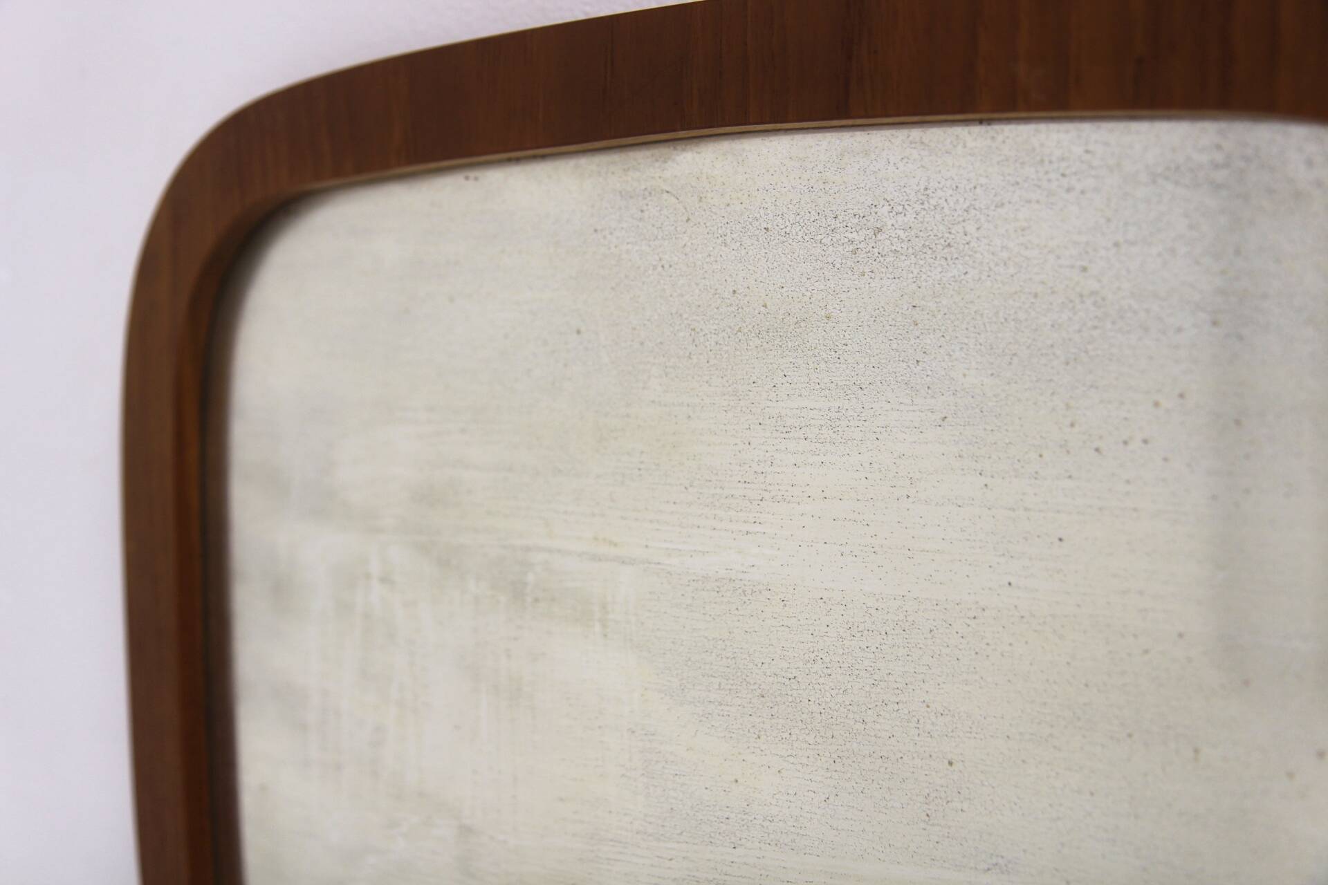 Scandinavian teak mirror, 38x62cm, Sweden, 1950