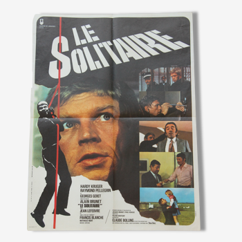 Affiche de cinéma originale "Le Solitaire"