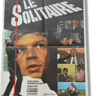 Original movie poster "The Solitaire"