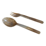 Horn serving cutlery