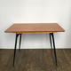 Foldable wood and metal table