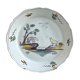 Decorative ceramic plate with "The Wolf and the Lamb" design