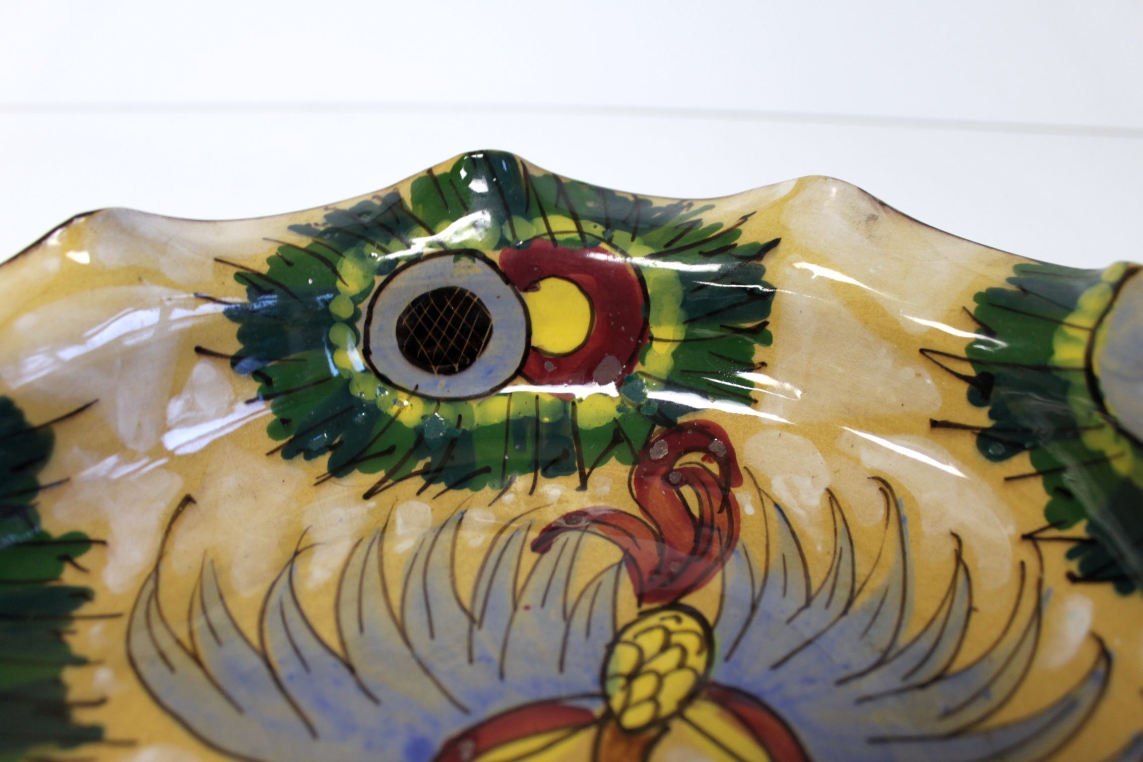 Ceramic fruit cup, Italy, 70