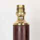 Lampe en cuir Le Tanneur