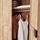 Parisian wardrobe in beech wood
