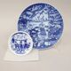 Royal Copenhagen blue porcelain Christmas plate for children 2005