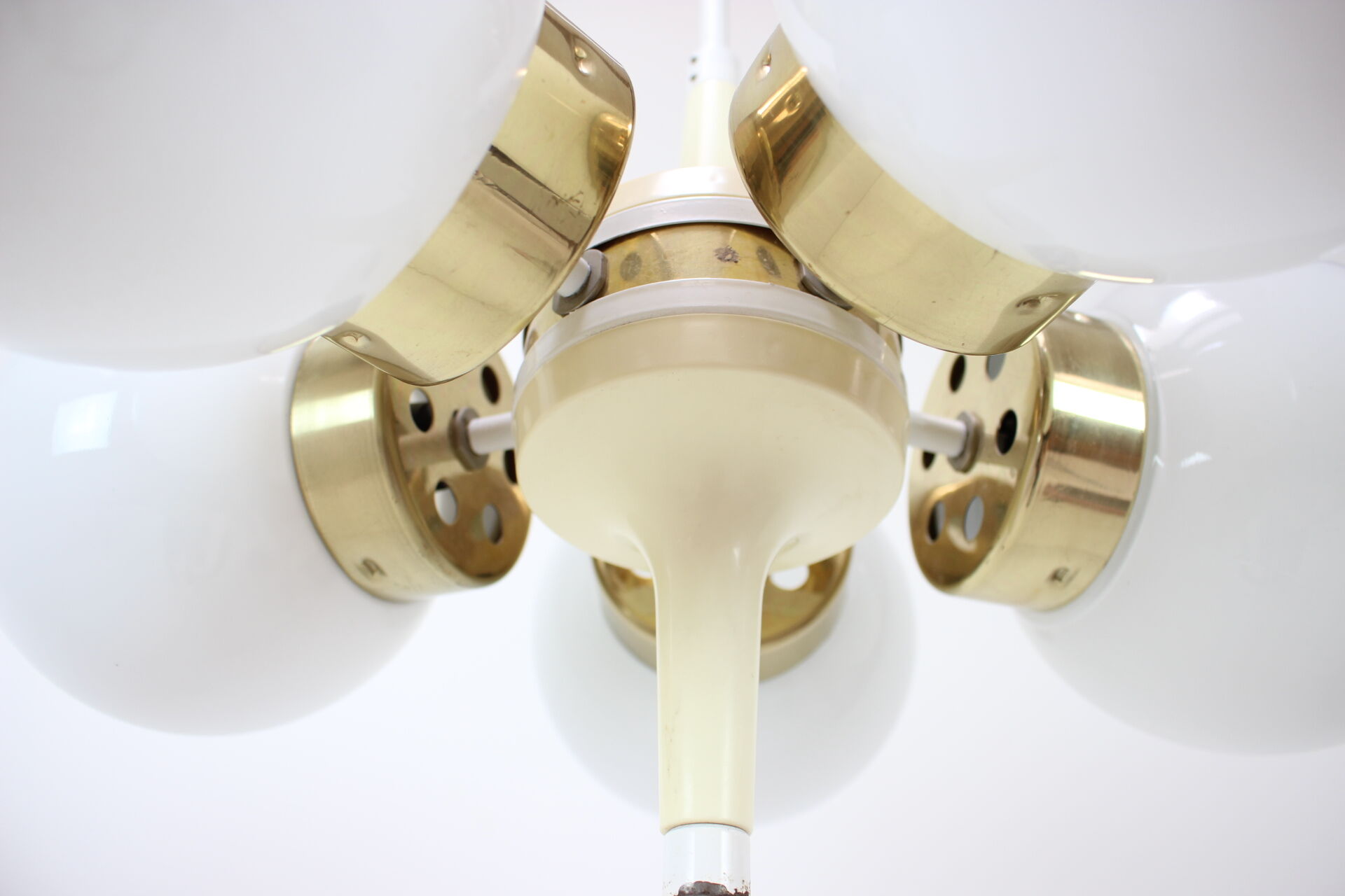 Space Age Chandelier Sputnik by Elektroinstala Decin, 1970s