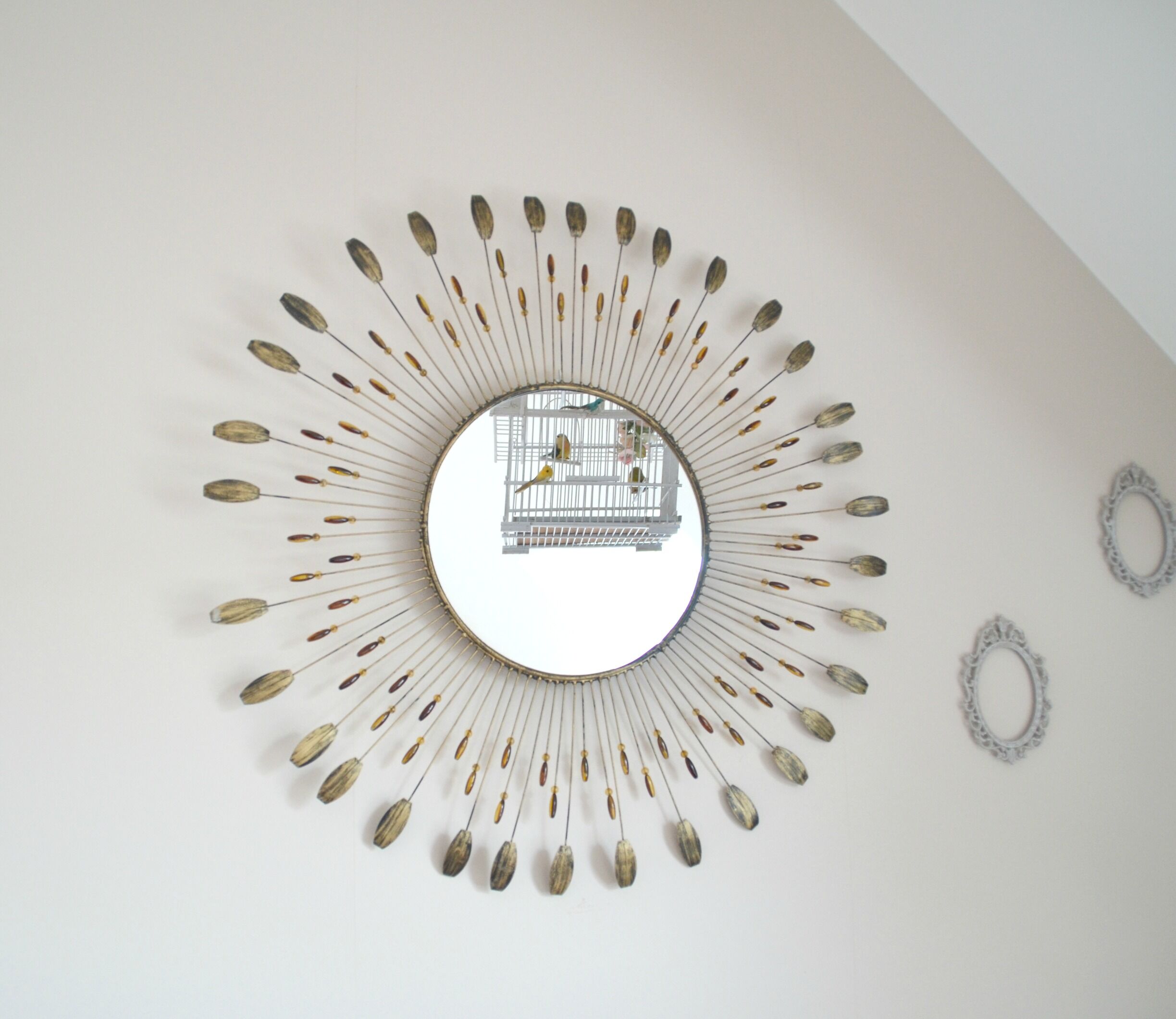 Miroir soleil en métal