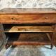 Antique French Walnut Sideboard - 19th Century Buffet with Drawer and Double Doors - Rustic Farmhouse Storage