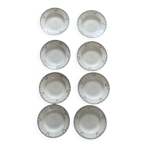 lot de 8 assiettes creuses