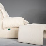 P60 chairs and ottomans by Vittorio Introini for Saporiti, 1960s, set of 4