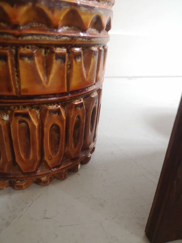 Grand vase en céramique signé marius bessone vallauris 1950