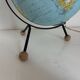 Vintage globe 1962 terrestrial world map glass tripod Taride - 32 cm