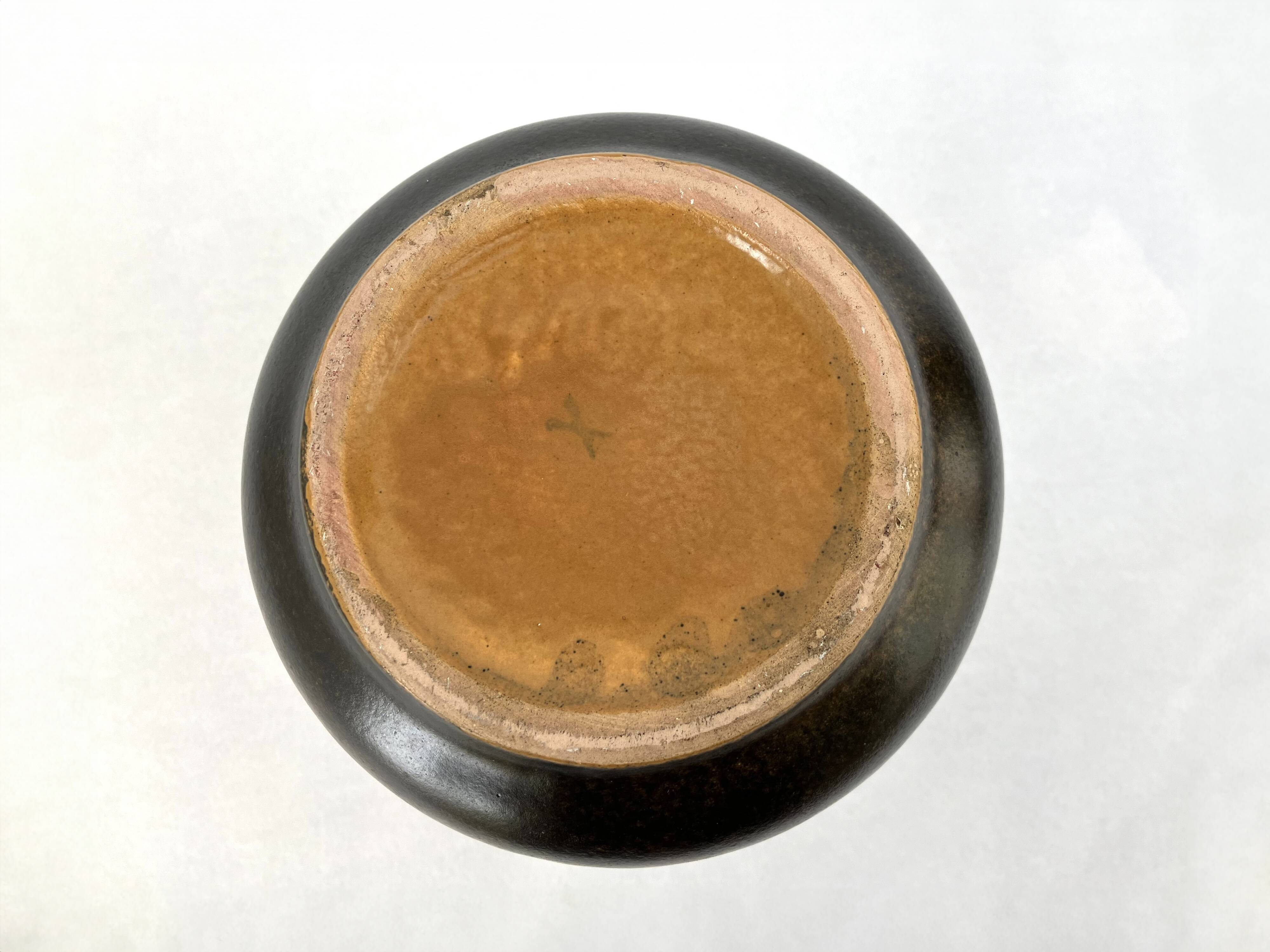 Small ceramic vase by Veb Haldensleben • Made in GDR, East Germany • Vintage 70s