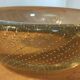 Bubbled crystal trinket bowl, 1960s