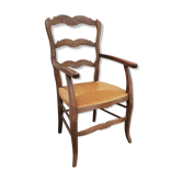 Provencal chair, mulched, vintage, early 20th century