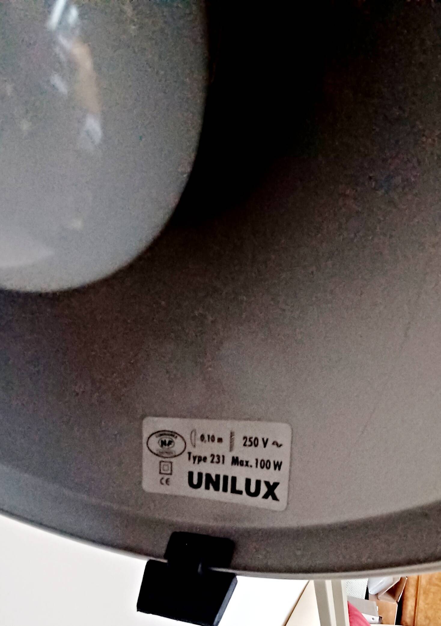 Workshop lamp, architect, articulated Unilux Type 231