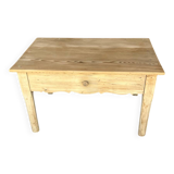 Table basse bois brut