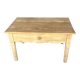 Raw wood coffee table