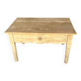 Table basse bois brut