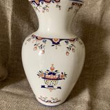 Ceramic vase decoration flowers