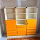 Set of 3 "Space Age" Storage Columns - 1970 Design