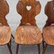 Lot 16 chairs bistro brasserie chalet deco mountain
