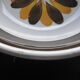2 salad bowls in vintage Italian ceramic Primula Daisy decoration-70s