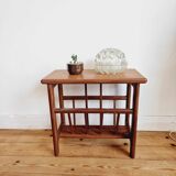 Teak magazine rack