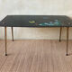 Table basse en verre vintage
