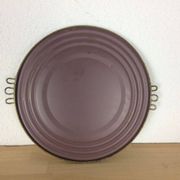 Plateau miroir cerclage laiton 33cm