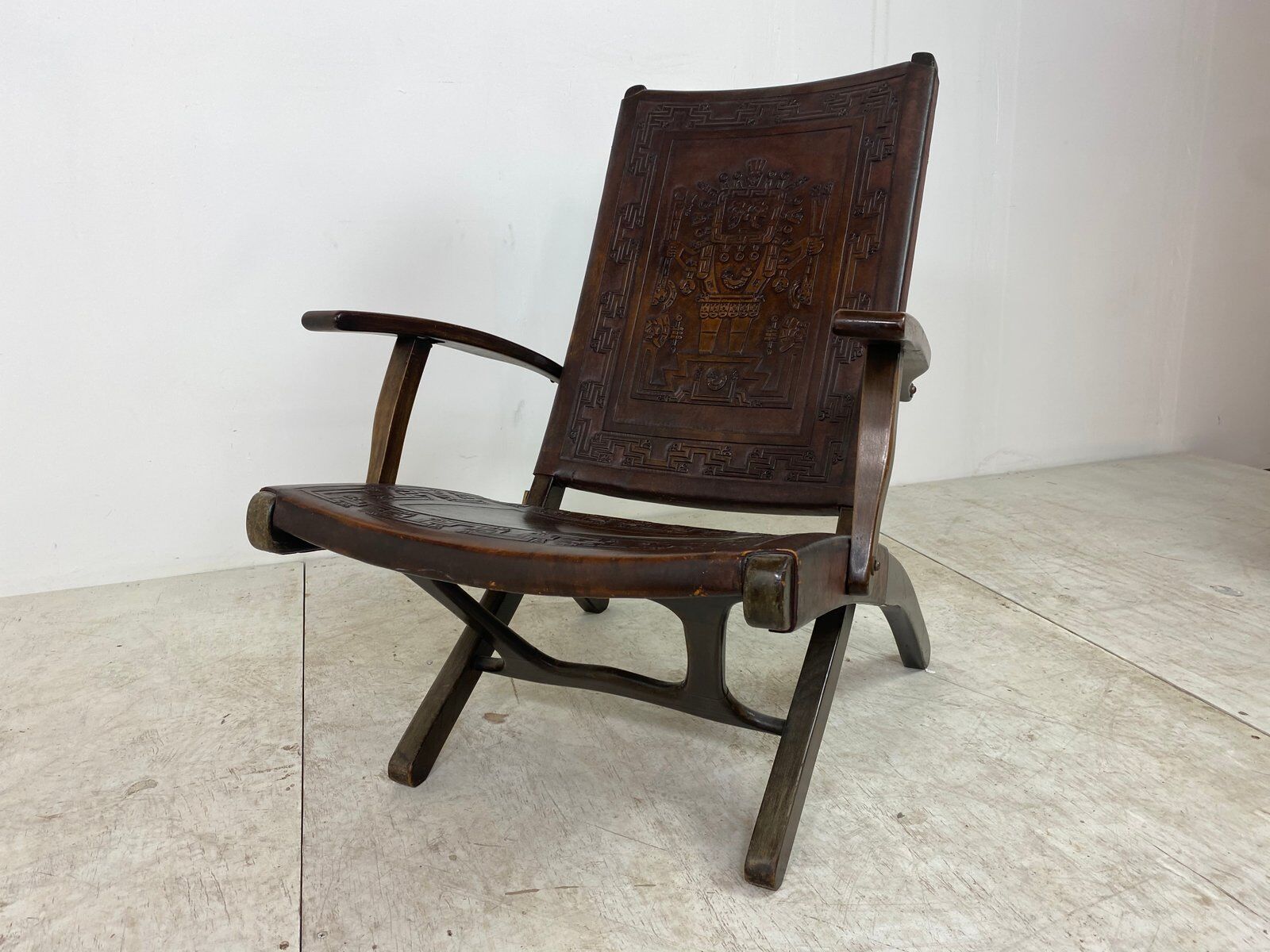 Fauteuil vintage par Angel I. Pazmino pour Muebles de Estilo 1960