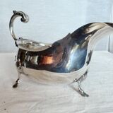 Empire style silver metal sauce boat