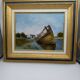 Oil on canvas . Boat cemetery. Finistère.
