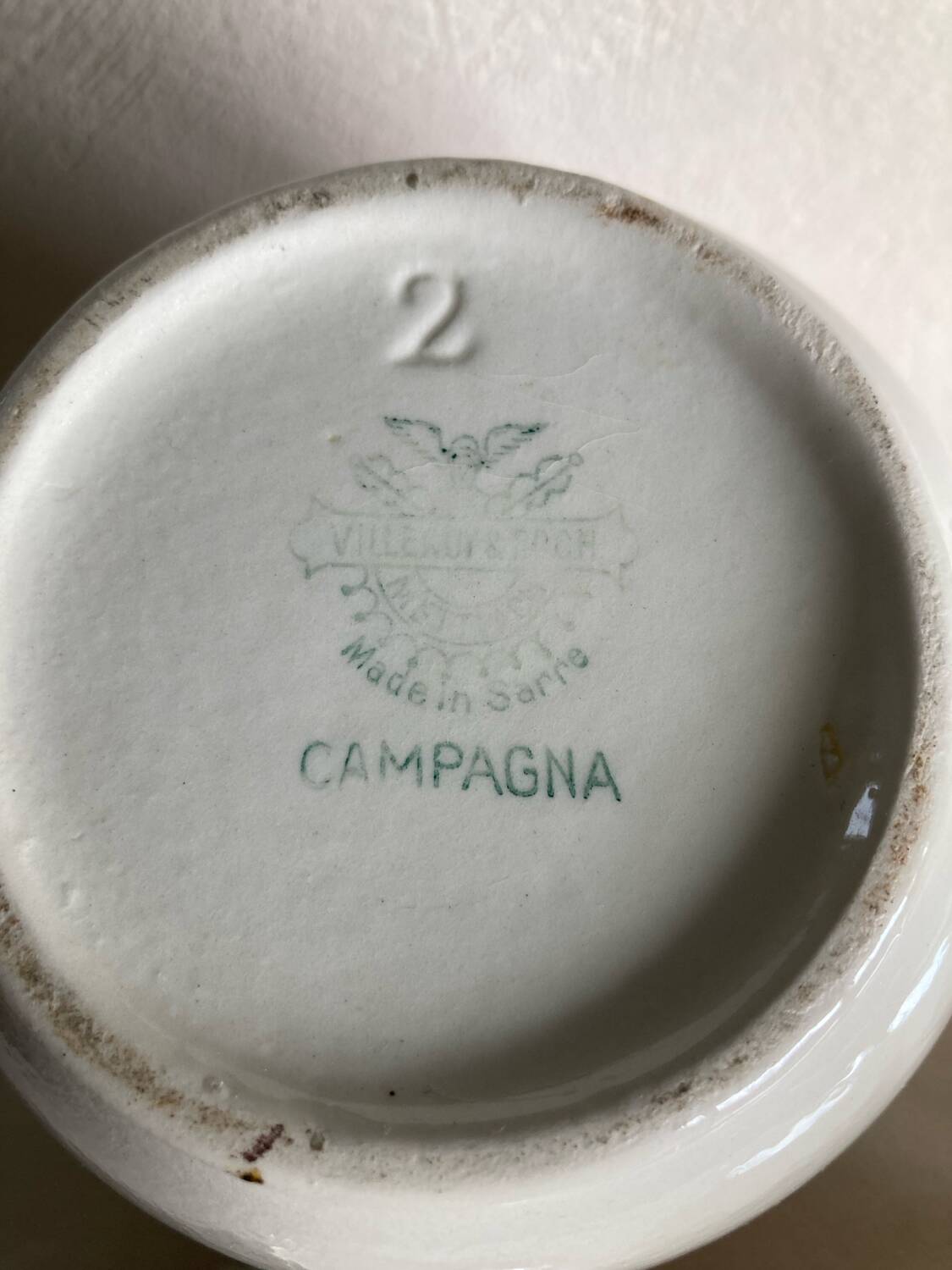 Villeroy and Boch Campagna coffee/teapot set, milk jug, sugar bowl