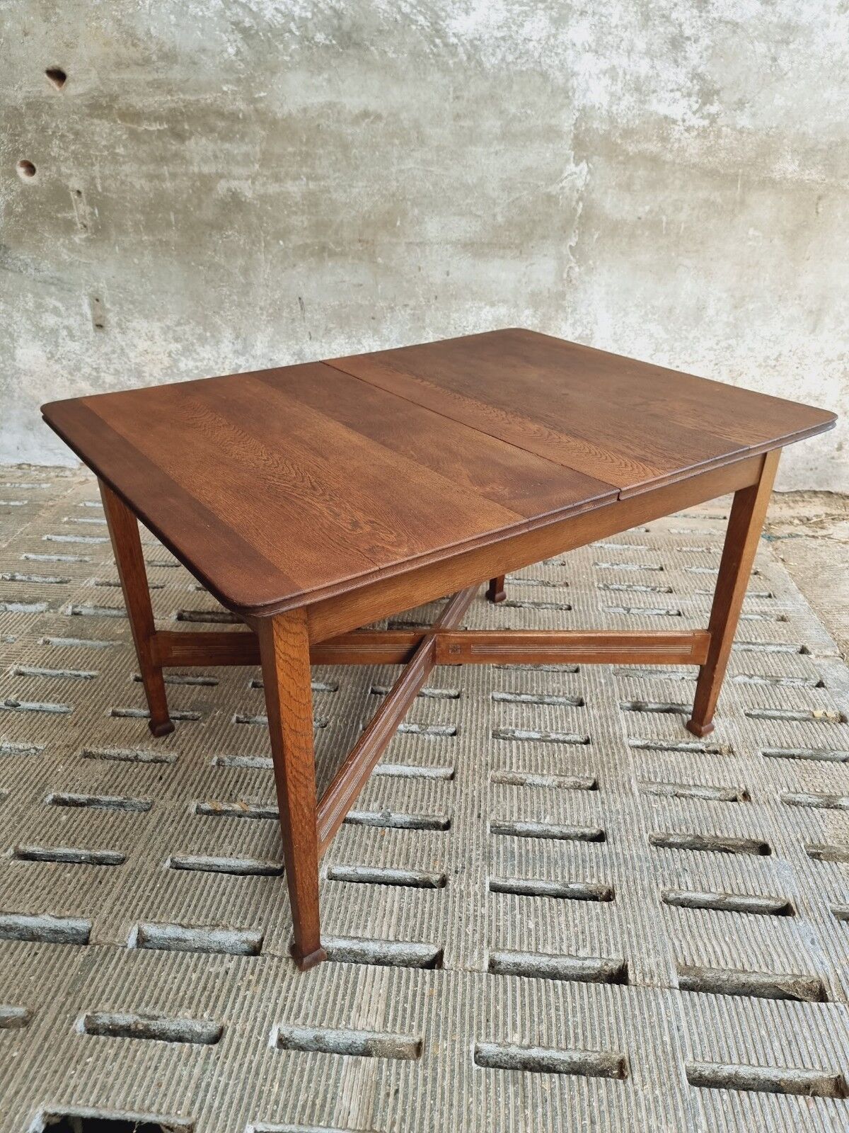 Antique extendable table dining table oak