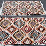 Pair of Moroccan Beni Ouarain rugs 150/80cm