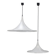 1970s Pair of Guzzini "Trumpet" Pendant Lamps by Meblo , Italy