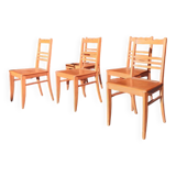 Set of 5 chairs 1950