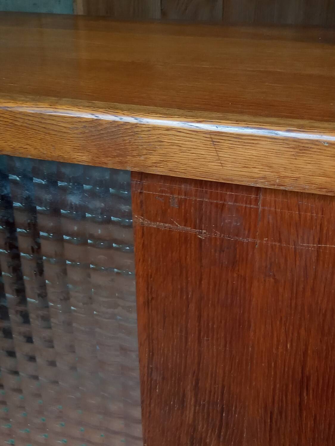 Vintage sideboard with compass feet